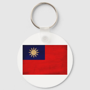 taiwanesische Flagge Schlüsselanhänger