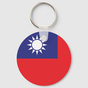taiwanesische Flagge Schlüsselanhänger