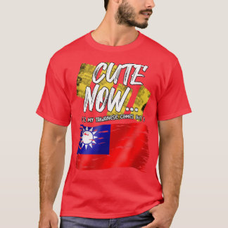 Taiwanesische Flagge stolz Niedlich bis meine Taiw T-Shirt