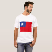 taiwanesische Flagge T-Shirt (Vorne ganz)