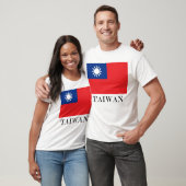 taiwanesische Flagge T-Shirt (Unisex)