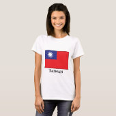 taiwanesische Flagge T-Shirt (Vorne ganz)