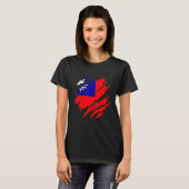 taiwanesische Flagge Taiwan T-Shirt (Vorne ganz)