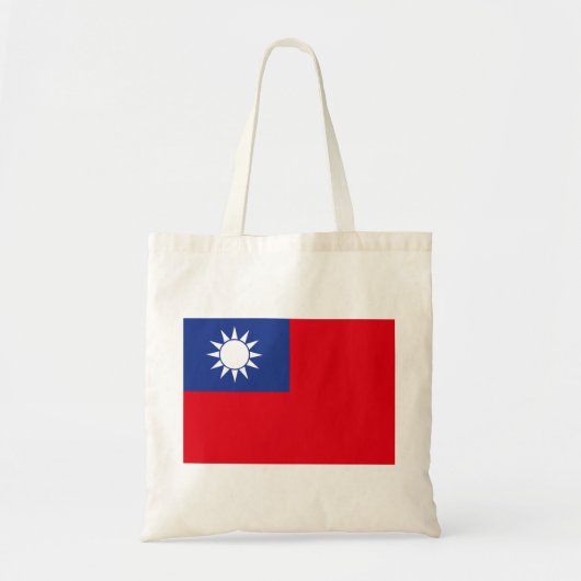 taiwanesische Flagge Tragetasche (Vorne)