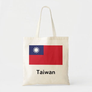 taiwanesische Flagge Tragetasche