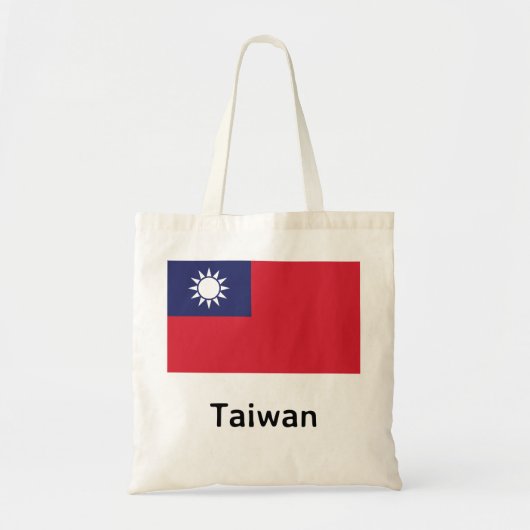 taiwanesische Flagge Tragetasche (Vorne)