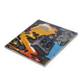 Taiwanesische Graffiti, Taipeh, Taiwan Fliese (Seite)