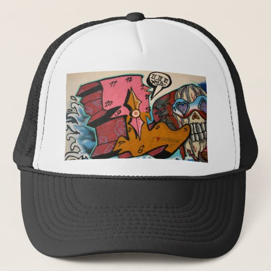 Taiwanesische Graffiti, Taipeh, Taiwan Truckerkappe (Vorderseite)