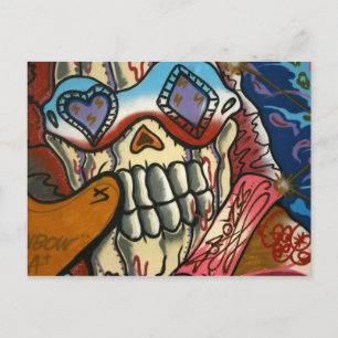 Taiwanesische Graffiti, Taipei, Taiwan Postkarte