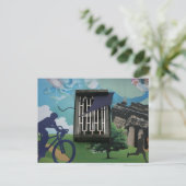 Taiwanesische Graffiti, Taipei, Taiwan Postkarte (Stehend Vorderseite)