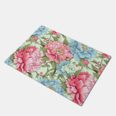 taiwanesische Peonies Fußmatte (Schrägansicht)