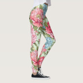 taiwanesische Peonies Leggings (Rechts)