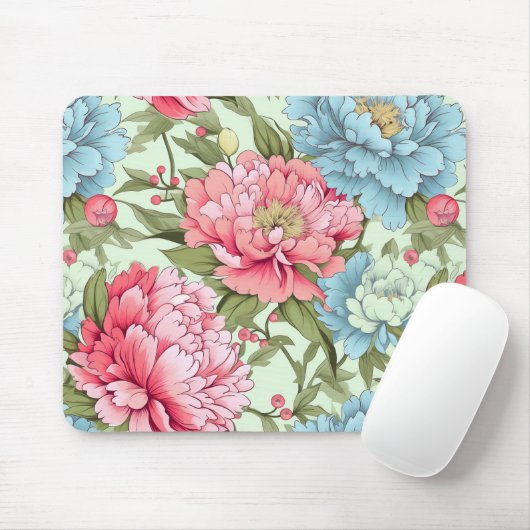 taiwanesische Peonies Mousepad (Mit Mouse)