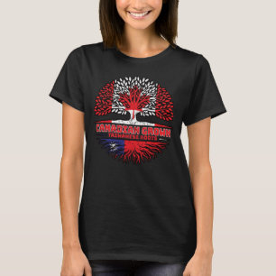 Taiwanisch Kanadisches Tree Roots Flag Kanada T-Shirt