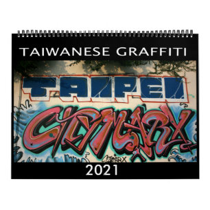 Taiwanischer Graffiti-Kalender 2021 Kalender