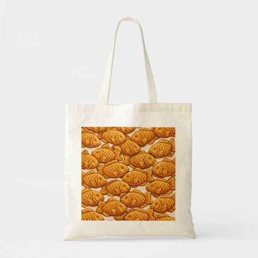 Taiyaki-Fischgebäckmuster Tragetasche (Vorne)