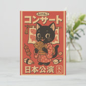 Taiyaki Leckereien & Whiskers Einladung (Stehend Vorderseite)