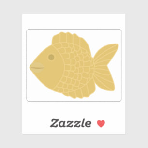 Taiyaki oder Gebackene Meerbrasse Aufkleber