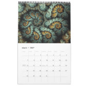 "Taiyou" gewundenes Fraktal Kalender (Mär 2027)