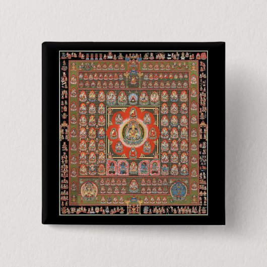 Taizokai Mandala Button (Vorderseite)