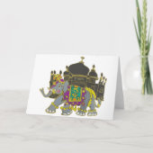 Taj Elefant Karte (Vorderseite)