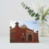 Taj Great Gate Postkarte (Stehend Vorderseite)