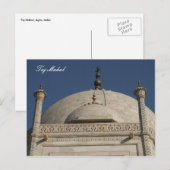 Taj-Kuppel Postkarte (Vorne/Hinten)