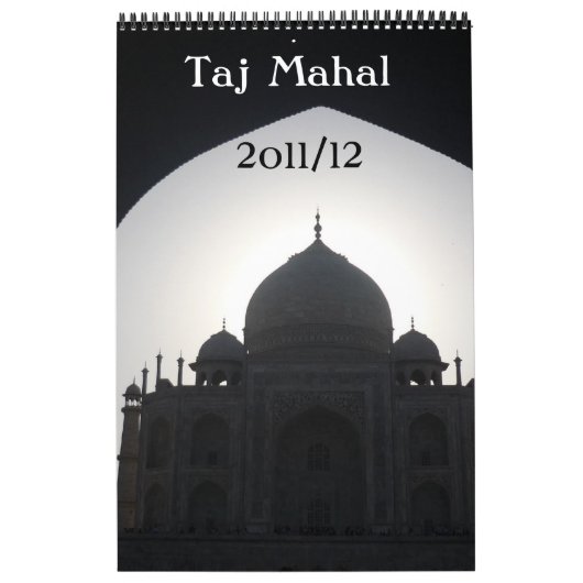 taj mahal 18 Monate Single Kalender (Titelbild)