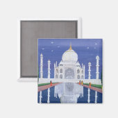 Taj Mahal 1995 Magnet (Vorderseite/Rückseite)