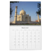 Taj Mahal 2026 Kalender (Mär 2027)