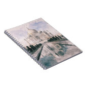 Taj Mahal, Agra, India Notebook - Elegante Reise Notizblock (Rechte Seite)
