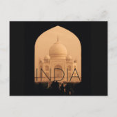 Taj Mahal, Agra, India Travel Postcard Postkarte (Vorderseite)