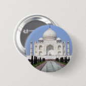 Taj Mahal, Agra, Indien Button (Vorne & Hinten)