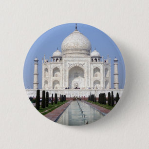 Taj Mahal, Agra, Indien Button