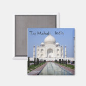 Taj Mahal, Agra, Indien Magnet (Vorderseite/Rückseite)