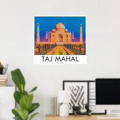 Taj Mahal, Agra, Indien Poster (Heimbüro)