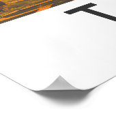 Taj Mahal, Agra, Indien Poster (Ecke)