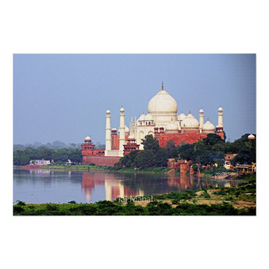 Taj Mahal, Agra, Indien Poster (Vorderseite)