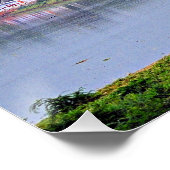 Taj Mahal, Agra, Indien Poster (Ecke)