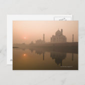 Taj Mahal, Agra, Indien Postkarte (Vorne/Hinten)
