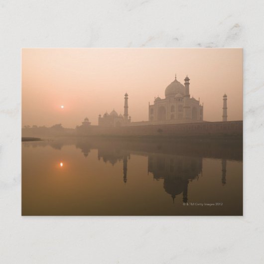 Taj Mahal, Agra, Indien Postkarte (Vorderseite)