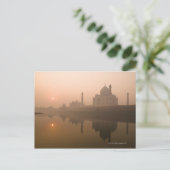 Taj Mahal, Agra, Indien Postkarte (Stehend Vorderseite)