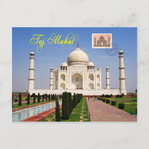 Taj Mahal, Agra, Indien Postkarte