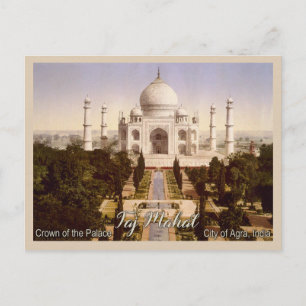 Taj Mahal Agra Indien Postkarte