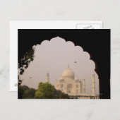 Taj Mahal, Agra, Uttar Pradesh, Indien 2 Postkarte (Vorne/Hinten)