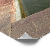 Taj Mahal, Agra, Uttar Pradesh, Indien, Poster (Ecke)