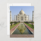 Taj Mahal, Agra, Uttar Pradesh, Indien, Postkarte (Vorne/Hinten)