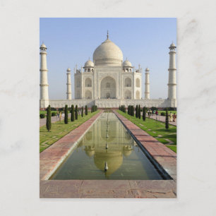 Taj Mahal, Agra, Uttar Pradesh, Indien, Postkarte