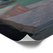 Taj Mahal am Tag Poster (Ecke)