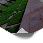 Taj Mahal am Tag Poster (Ecke)
